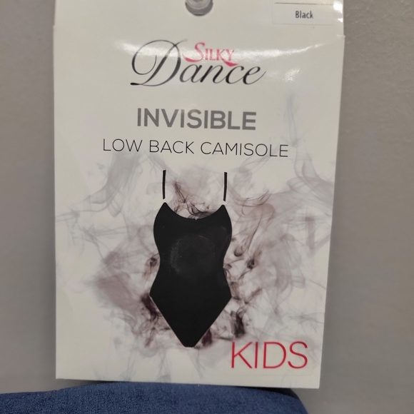 Silky Dance Low Back Camisole Leotard in Black Child Ages 9-11 - Picture 2 of 2